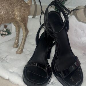 Elegant Black Strappy Sandals